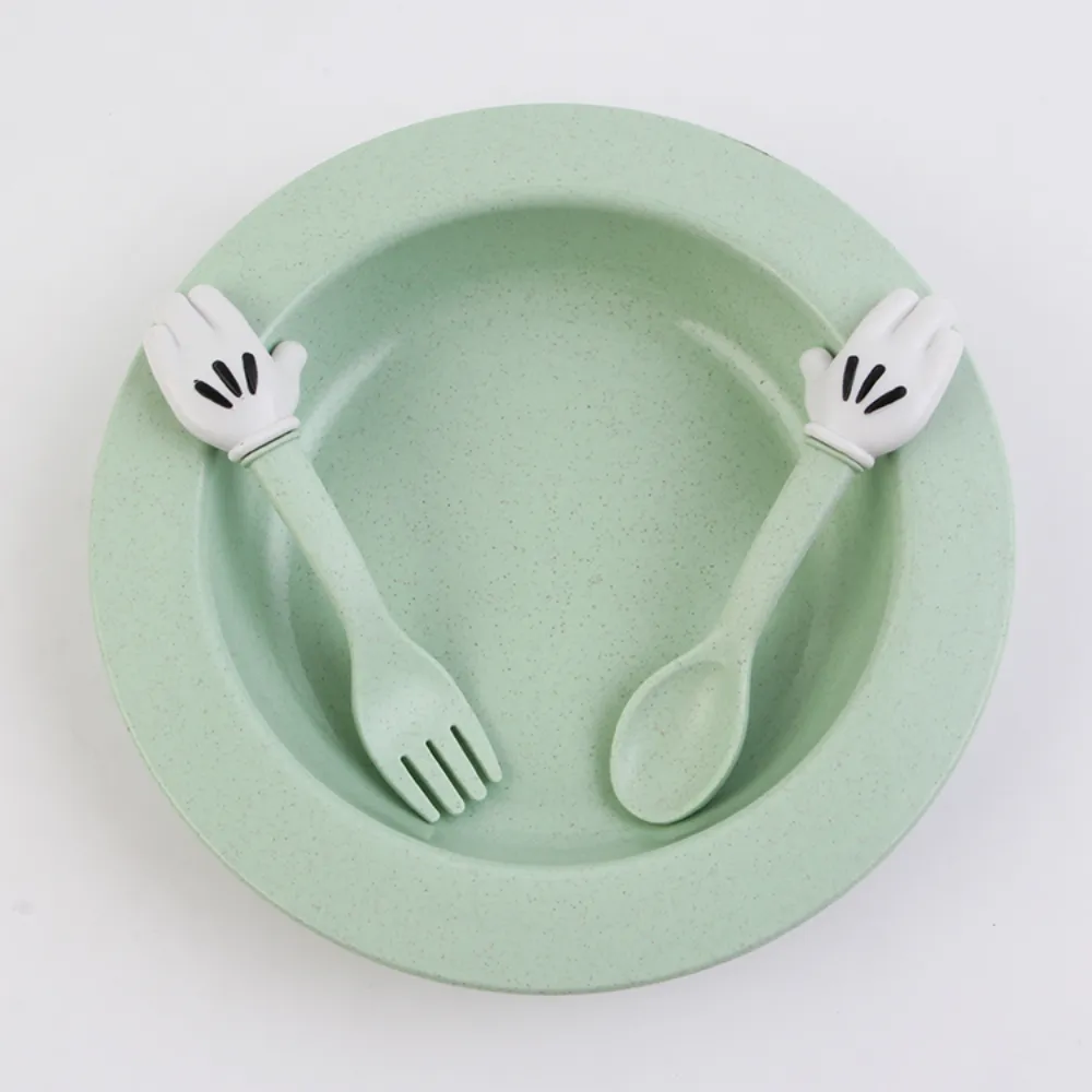Children Bowls With Utensils