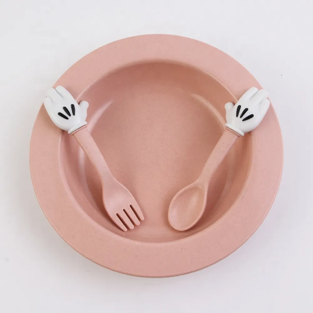 Children Bowls With Utensils