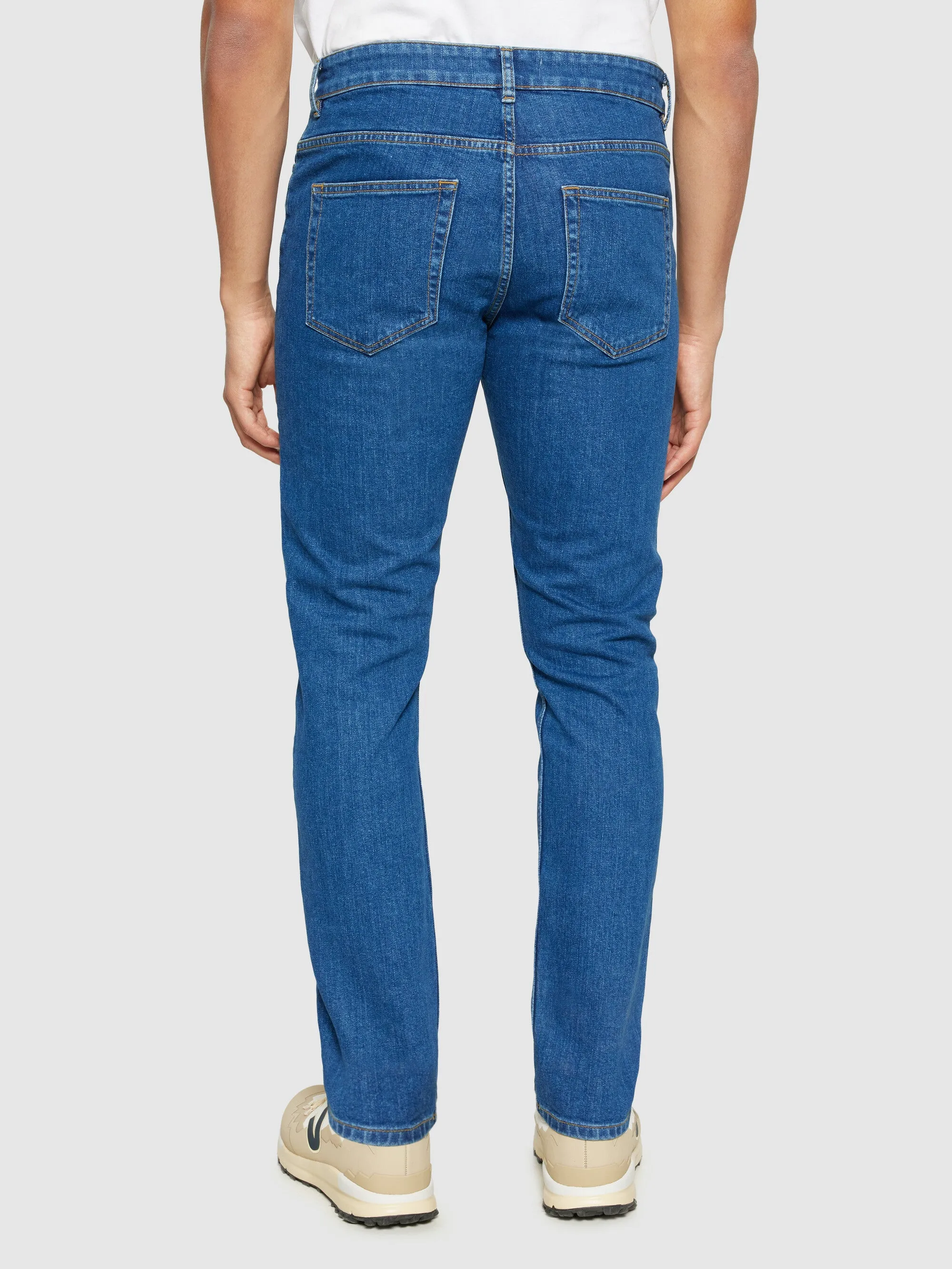 CHUCK regular denim jeans mid blue - GOTS/Vegan - Medium Blue