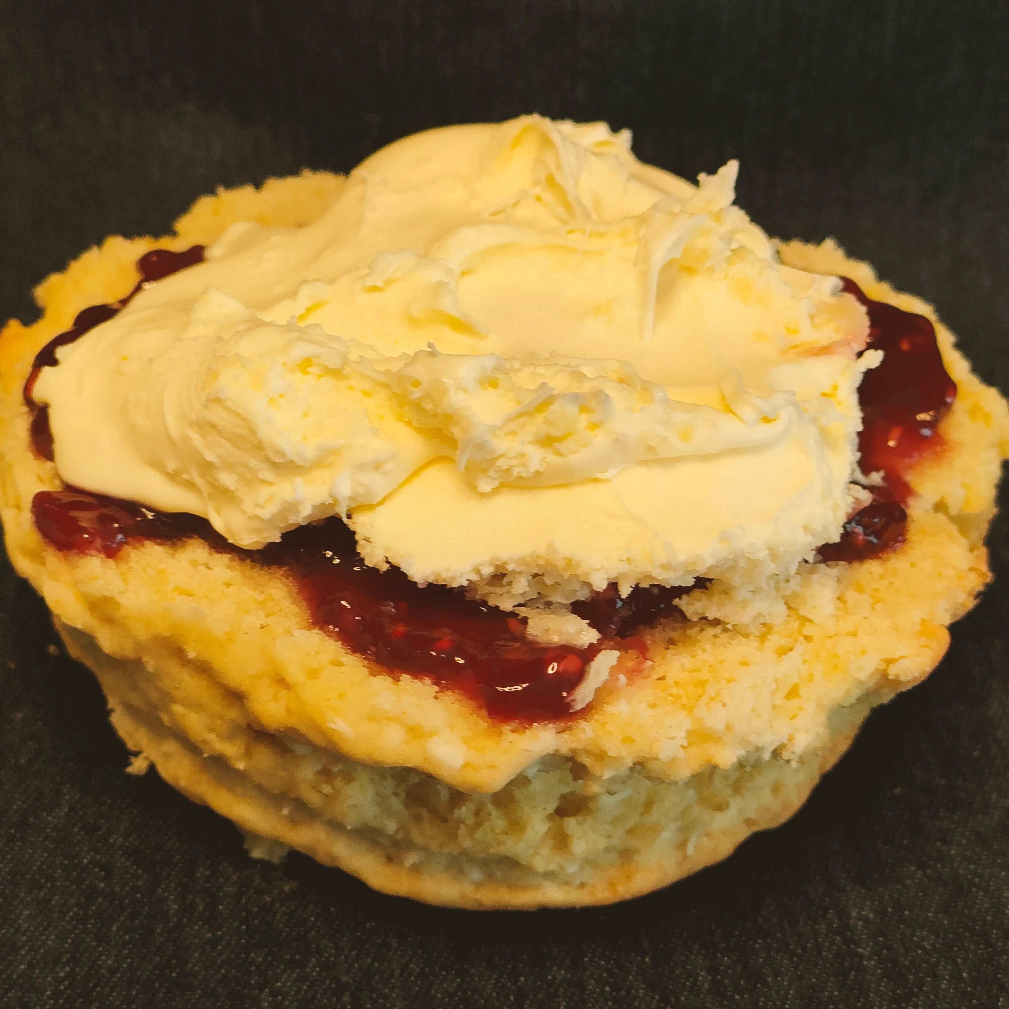 Coconut & Raspberry Cornish cream tea for  1 or 2