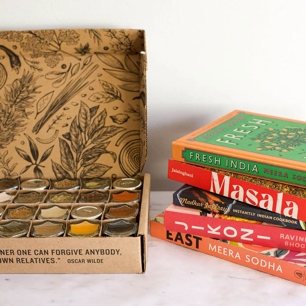 Masala Cookbook Spice Kit — Choose 12 Spices to Learn Indian Cooking