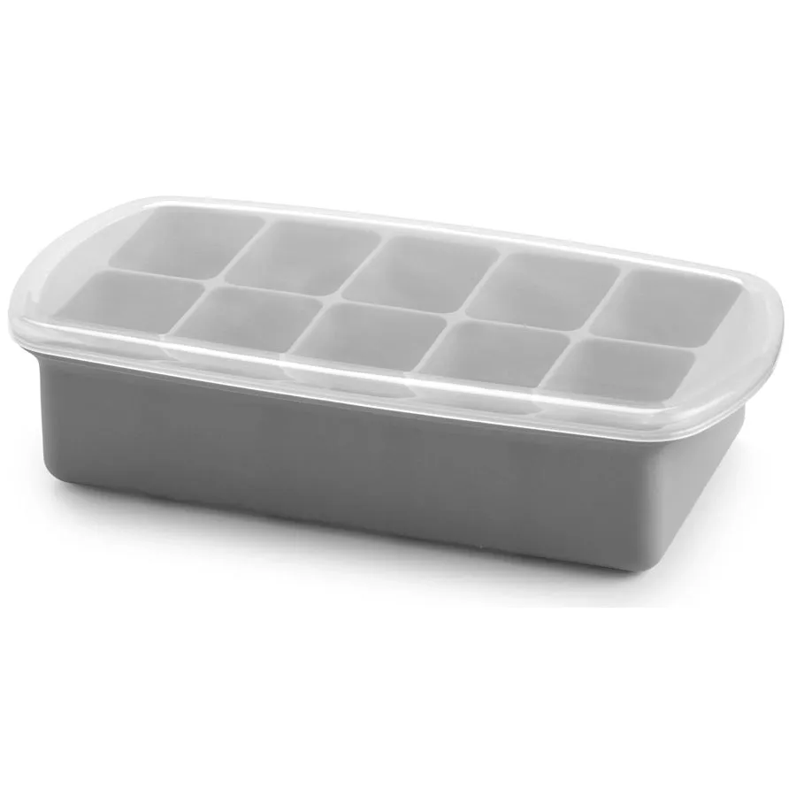 Melii Silicone Baby Food Freezer Tray 2 oz Grey