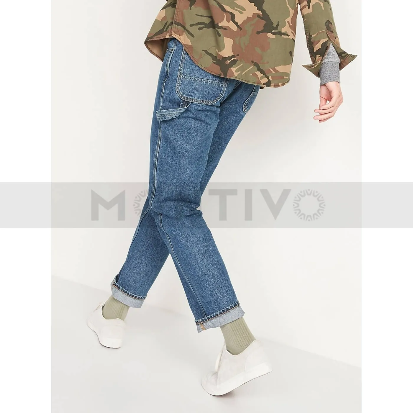 ON Loose Rigid Non-Stretch Carpenter Jeans