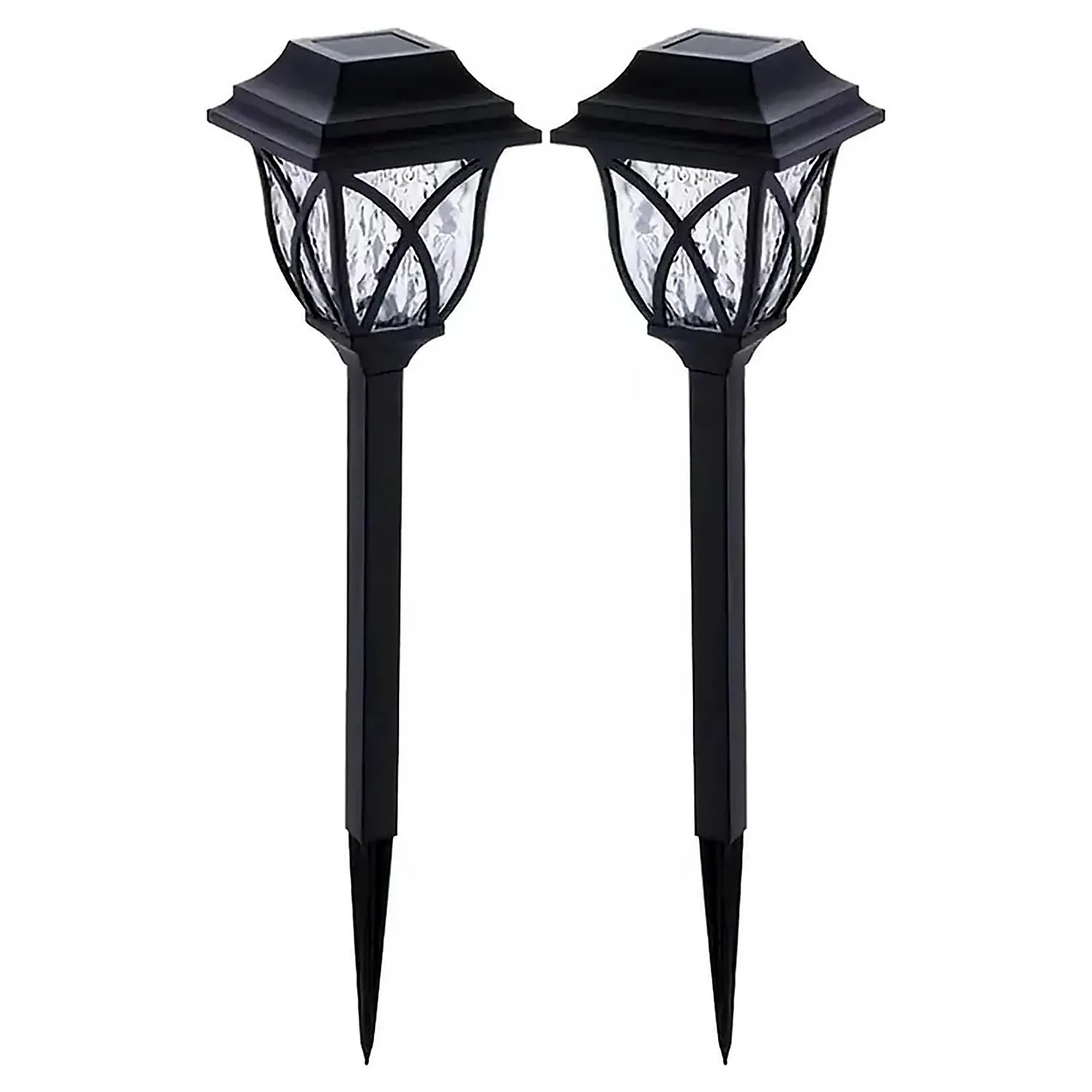 Solar Garden Lights LED Outdoor Stake Spotlight Fixture for Garden Light (Pack of 2pc )