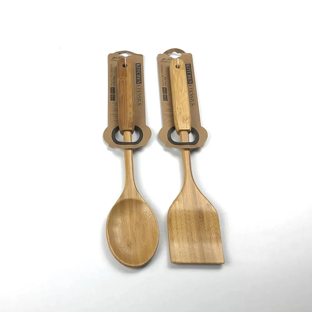 Wooden Cooking Spoons And Spatulas - Jinjiali Golden Bamboo