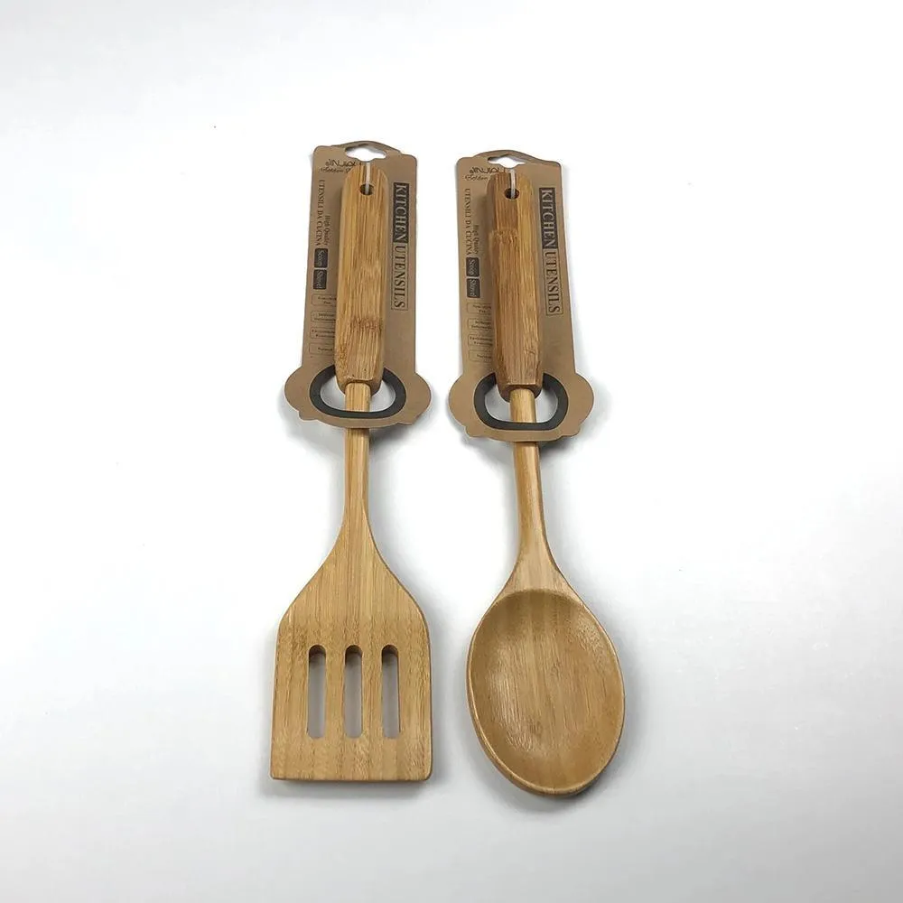 Wooden Cooking Spoons And Spatulas - Jinjiali Golden Bamboo